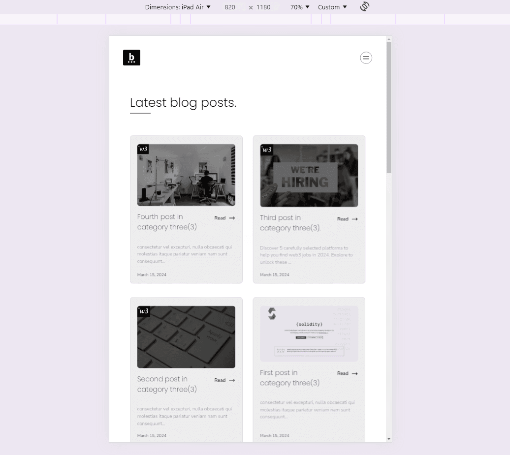 A simple and beautiful blog template with a clean and minimal design. 
     The Vanilla Rebecca template is professionally crafted to be highly responsive and easy to customize - to get you 
      blogging without much distractions. It is built with NextJs, and styled to be highly flexible with
      Tailwindcss, while also making the
      best of other awesome software development technologies like Redux-toolkit, HeadlessUI, and a lot more